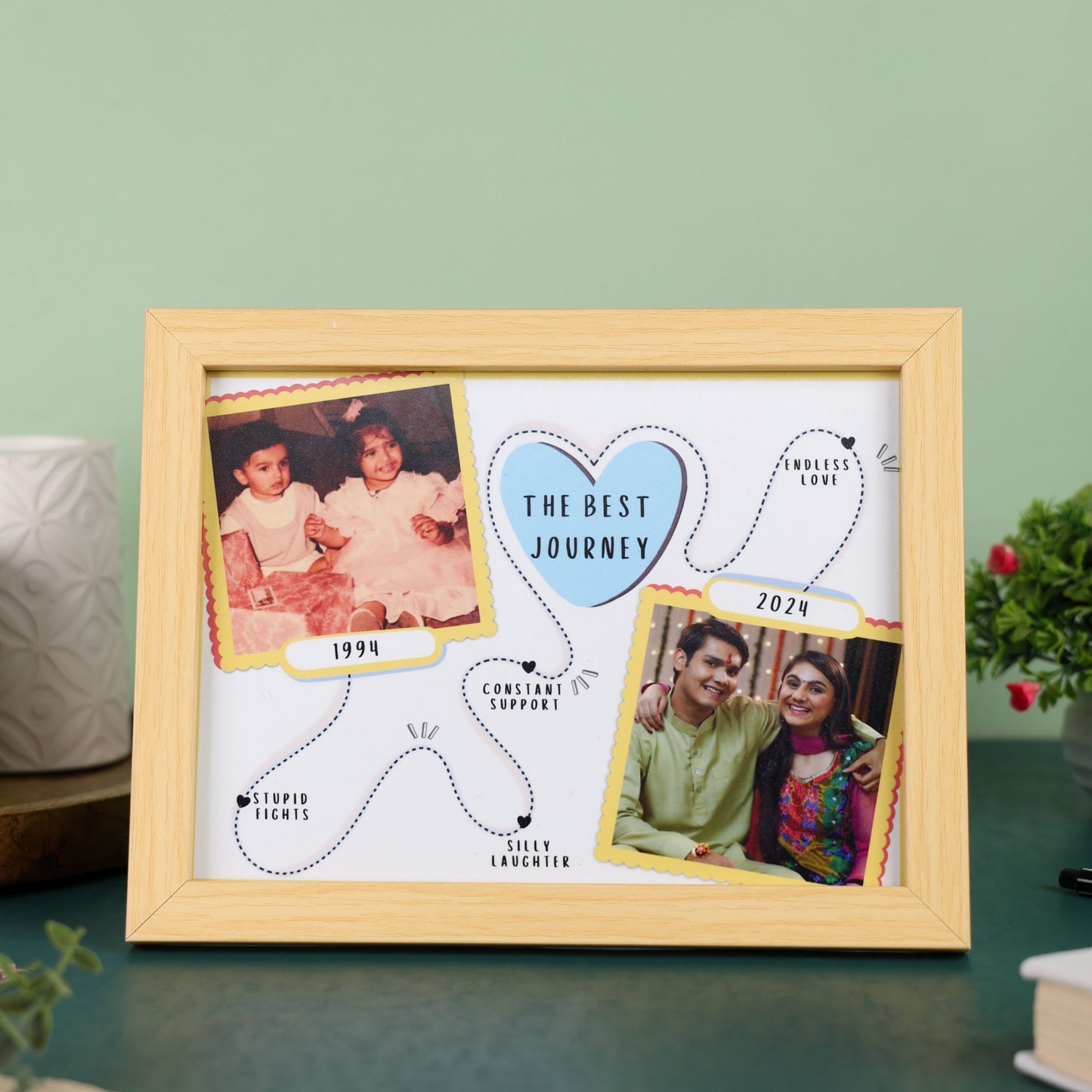 Personalised Best Journey Frame