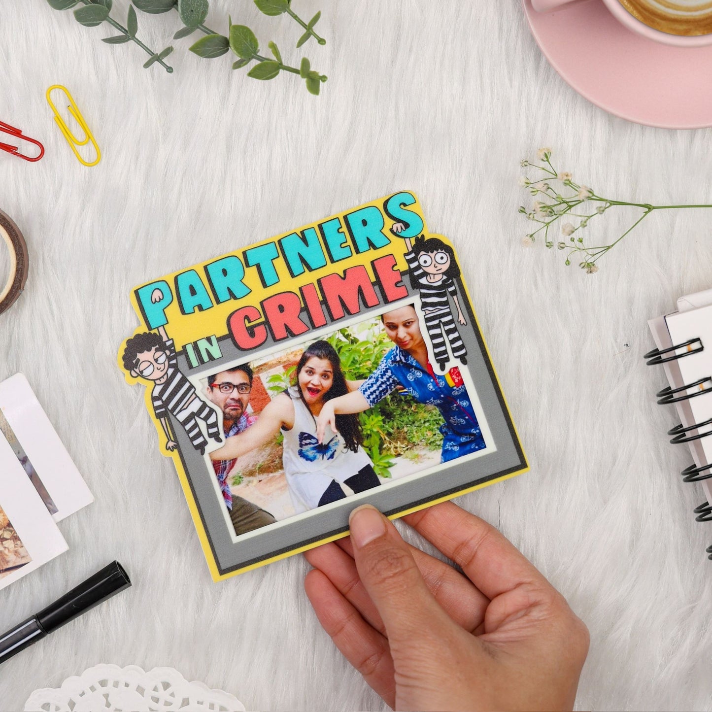 Partner in Crime Photo Magnet