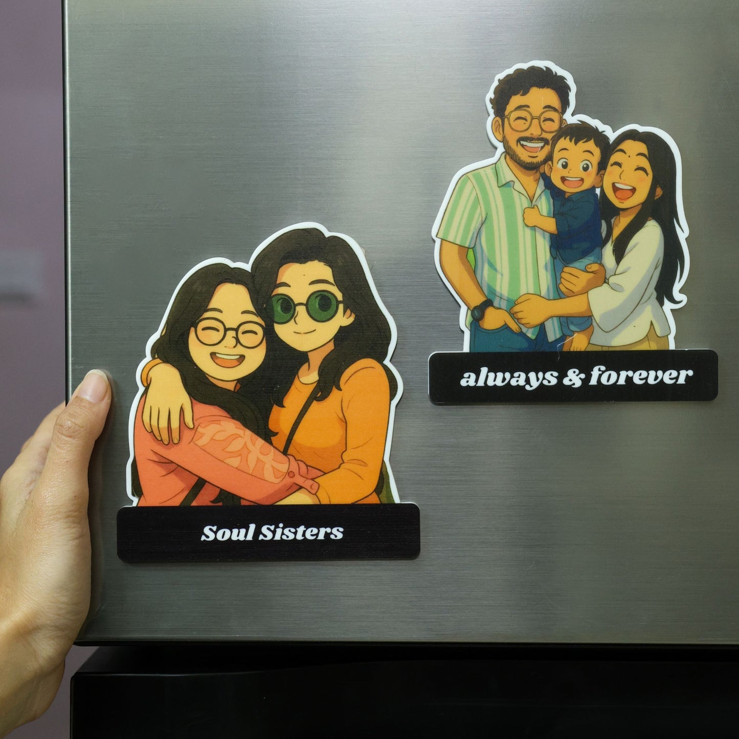 Personalised Ghibly Fridge Magnet