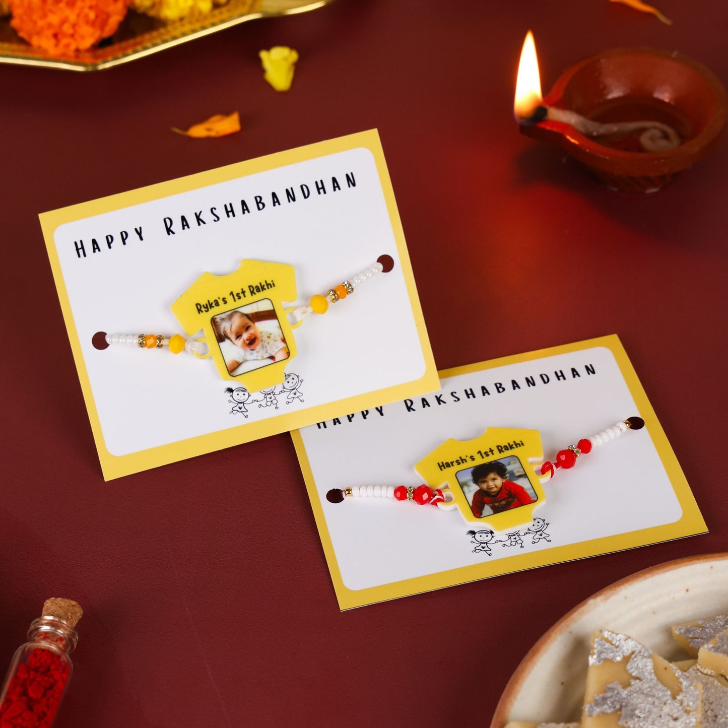 Little one's first photo Rakhi