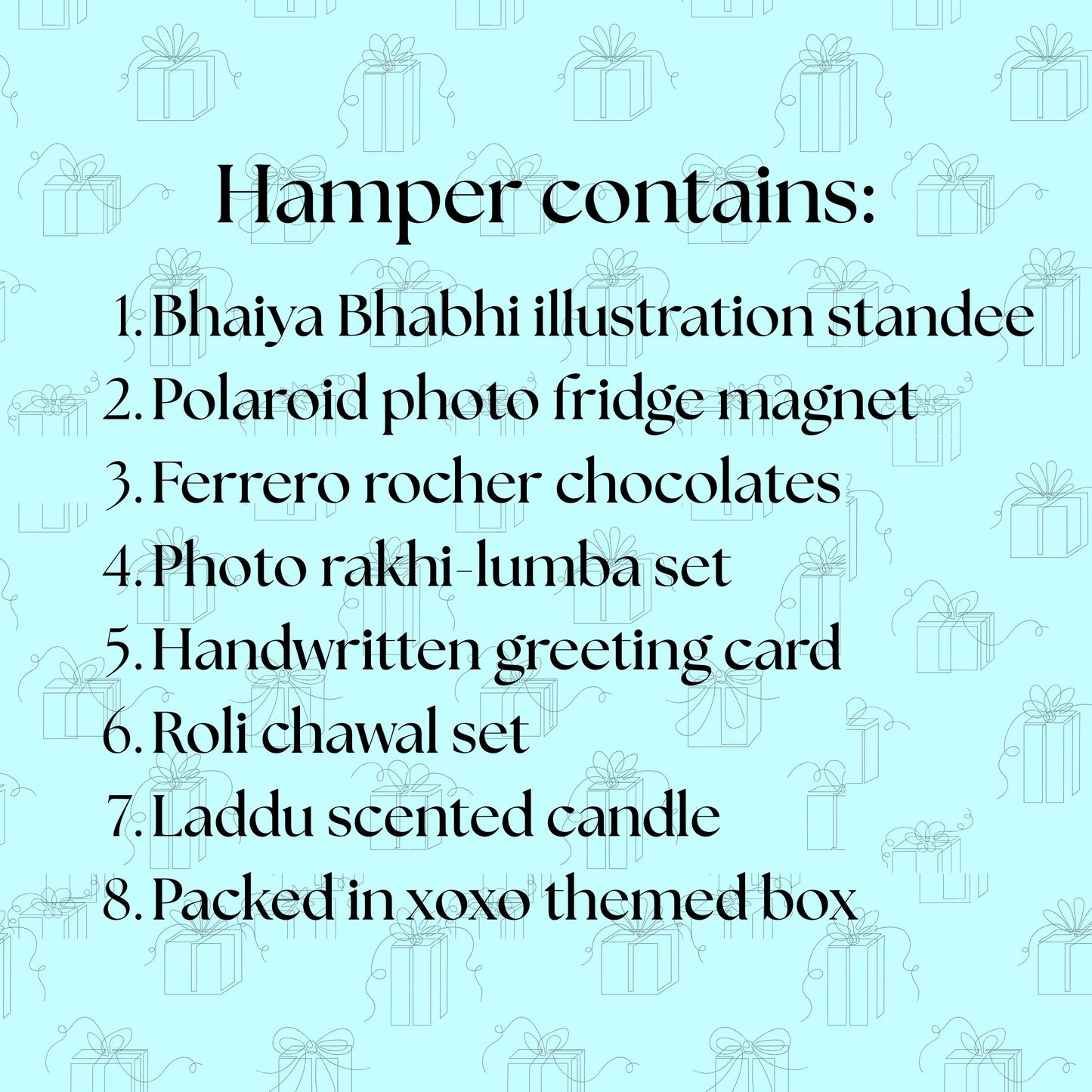 Bhaiya Bhabhi Rakhi hamper
