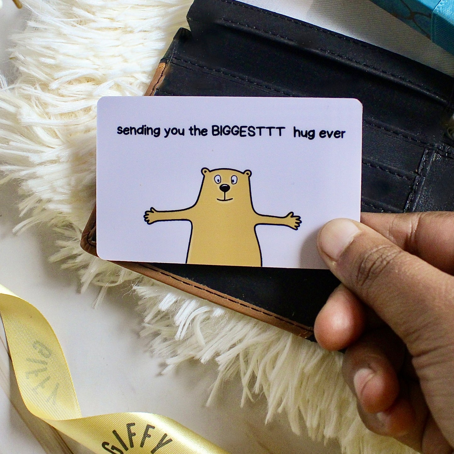 Bear Hug Wallet card