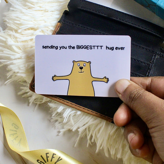 Bear Hug Wallet card