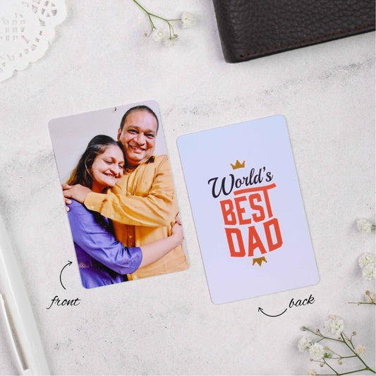 World's Best Dad Wallet card