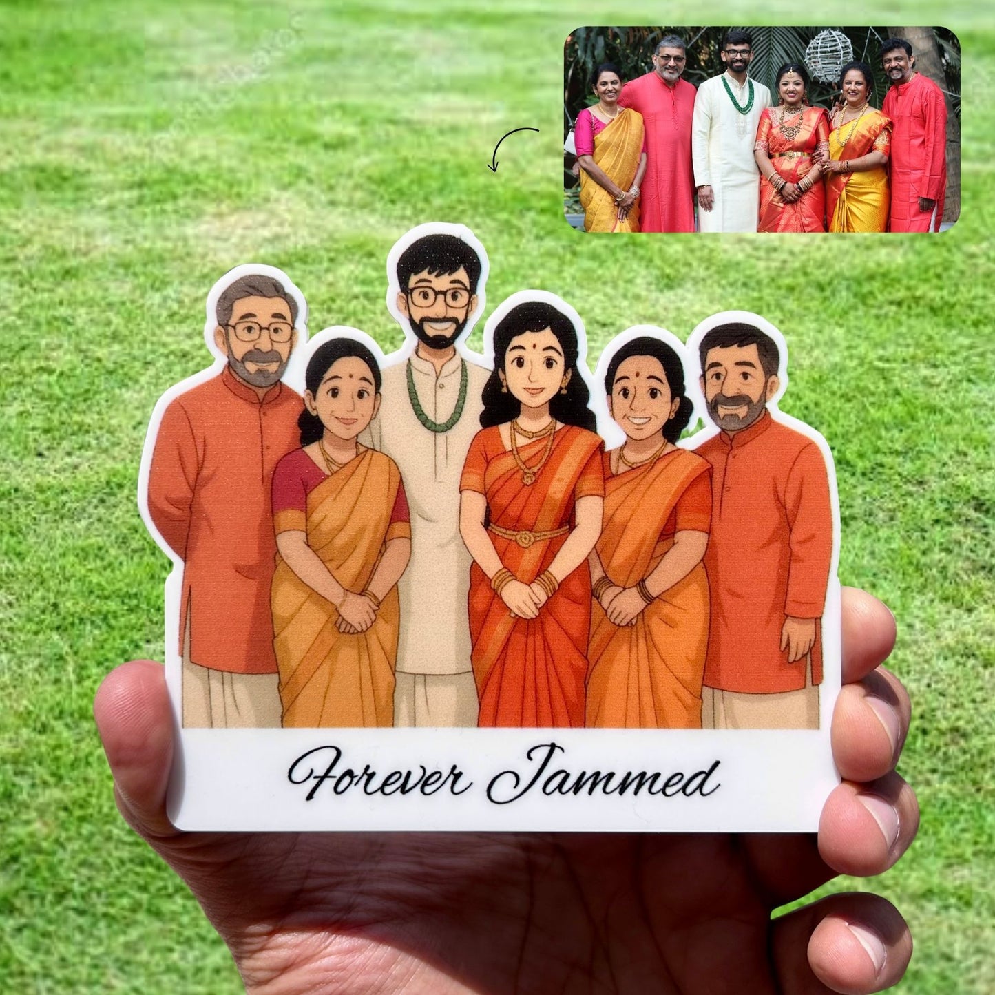 Personalised Ghibly Fridge Magnet