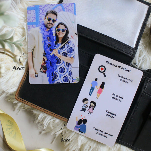 Our Love Story Wallet Card
