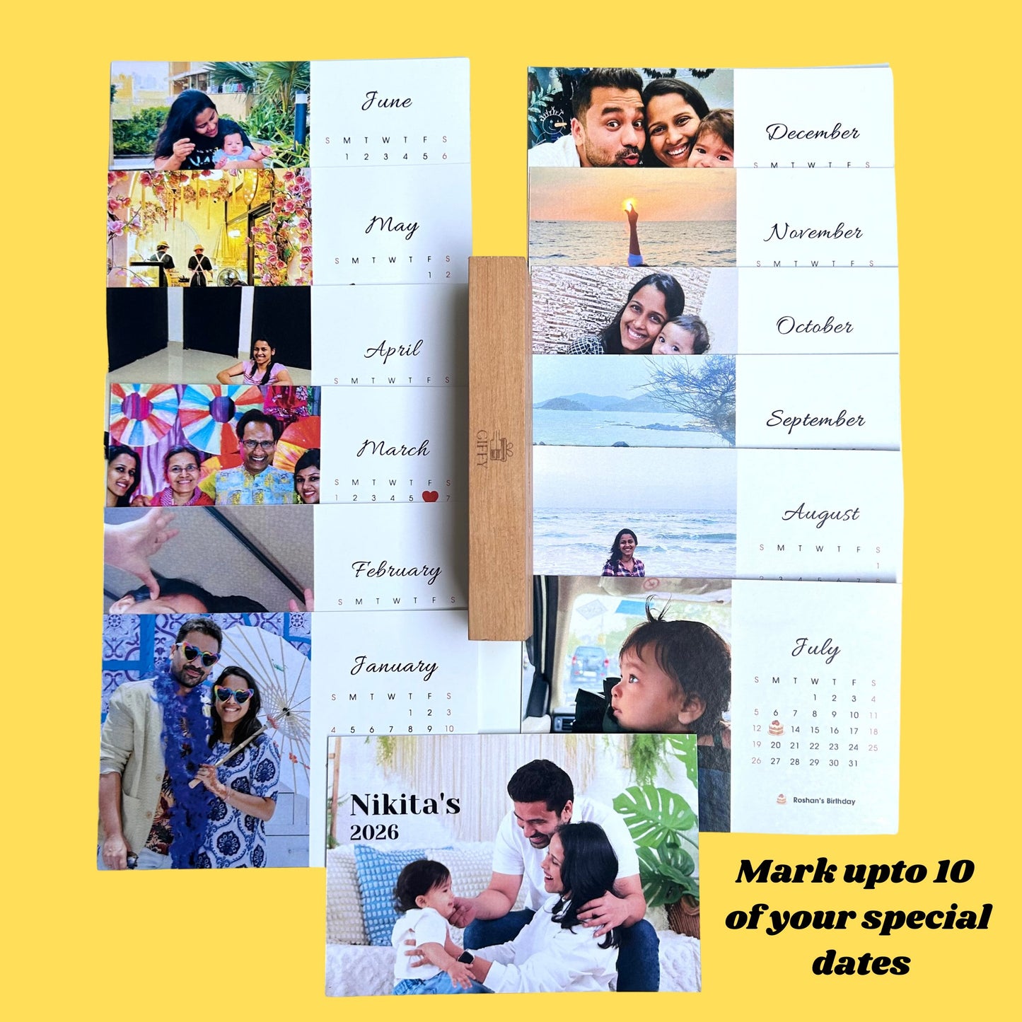 Special Dates Photo Calendar