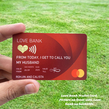 Photo Wallet Card – Personalised Photo Card Gift