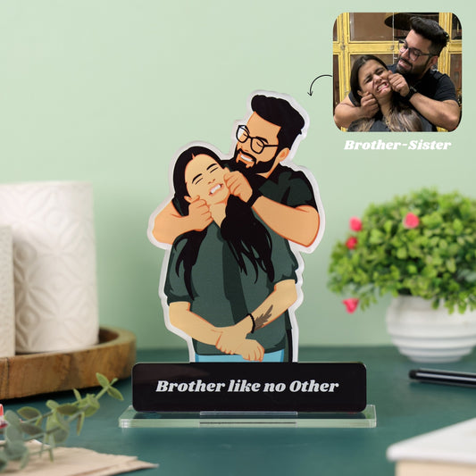 Personalised Illustration standee (Rakhi special)
