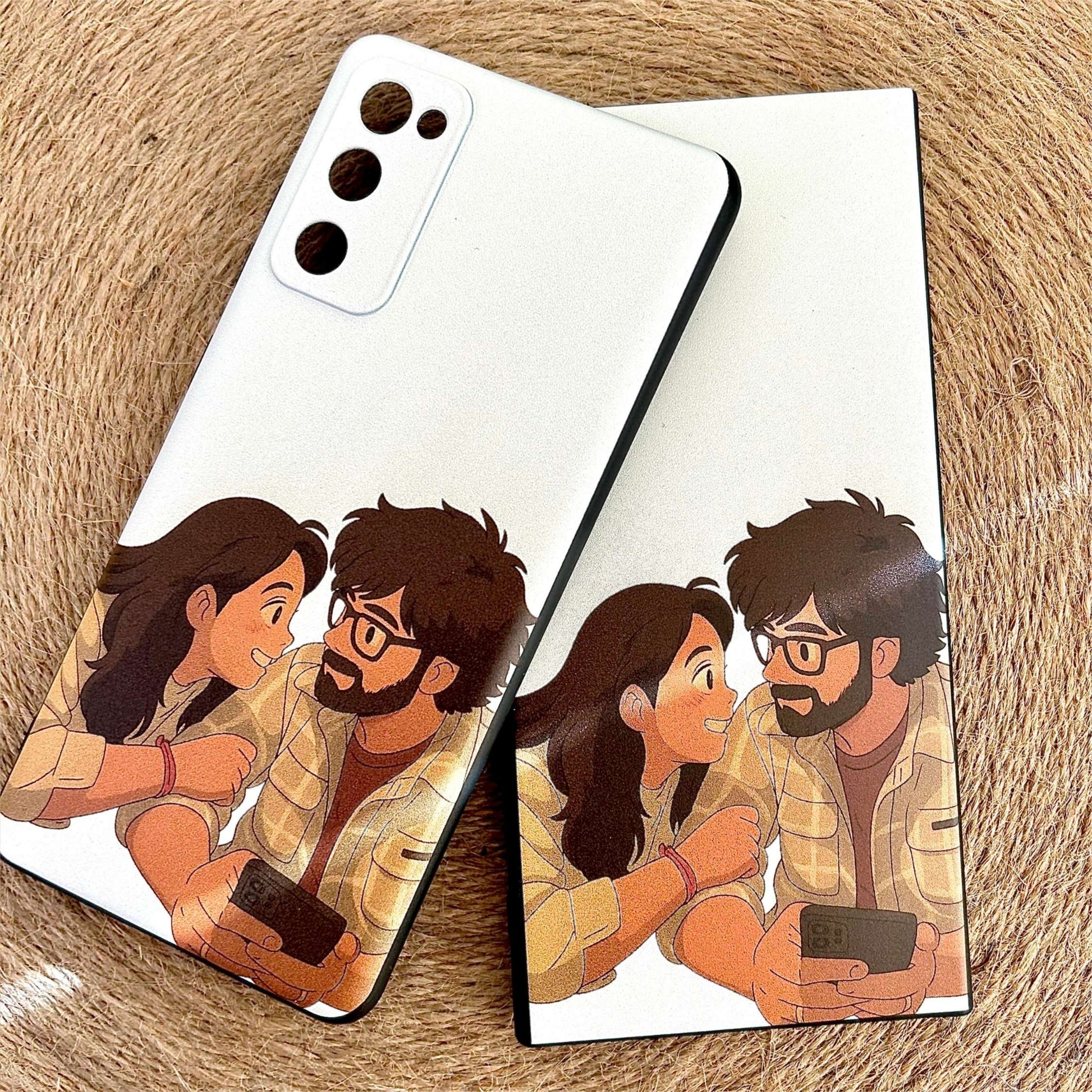 Personalsied phone cover | Couple matching phone cases | Customised mobile cover