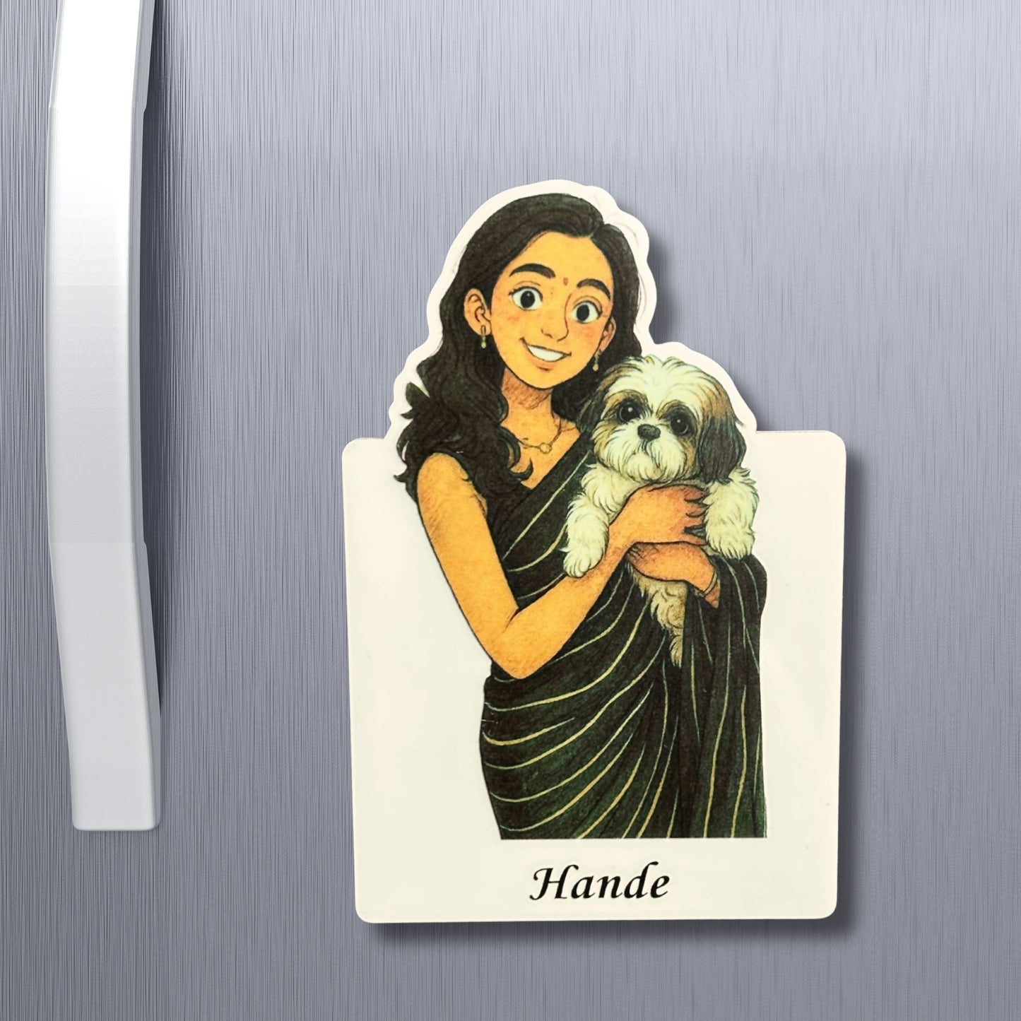 personalised fridge magnet