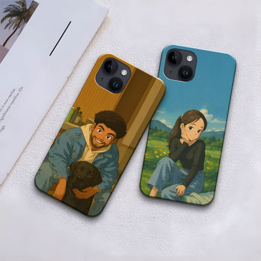 Ghibly style phone cover, Customised phone case, Personalised phone case