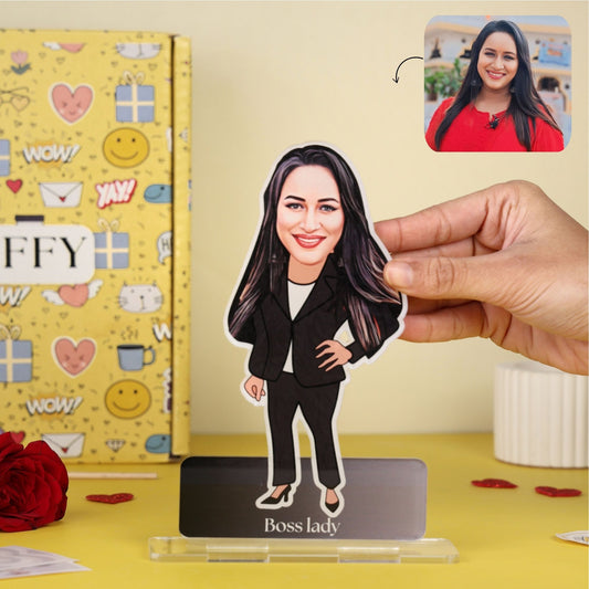 Caricature Standee - Boss Lady