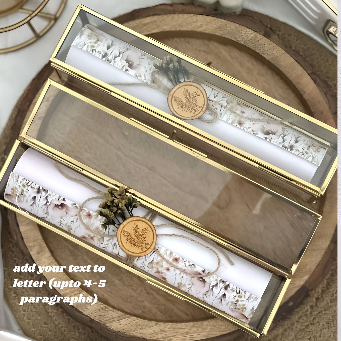 Personalised Letter in Vintage Box