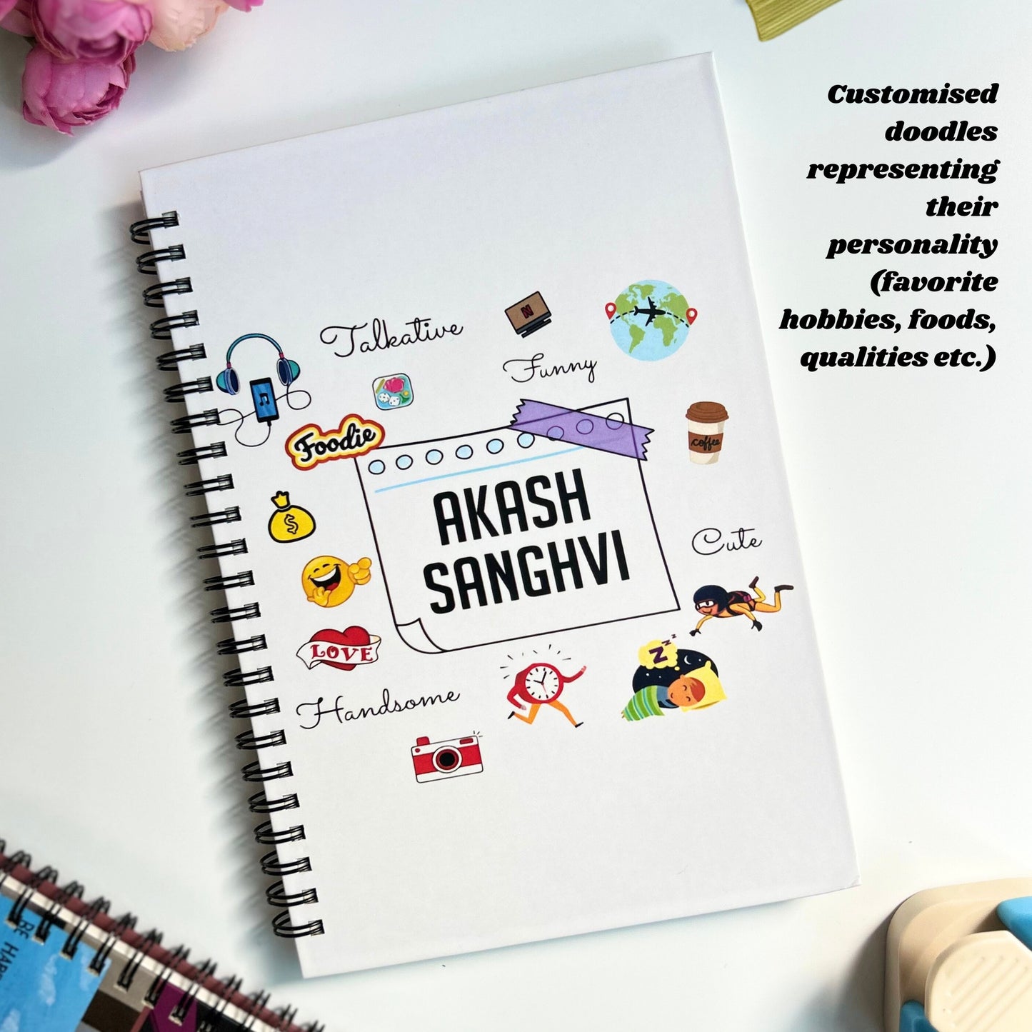 Personalised Doodle Diary