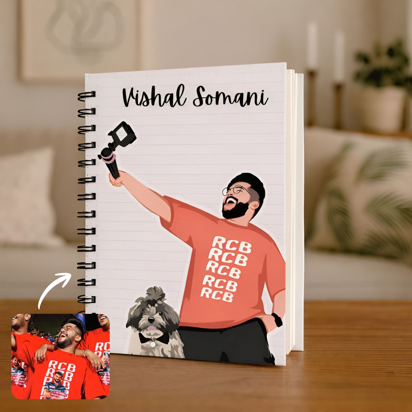Personalised Illustration Diary