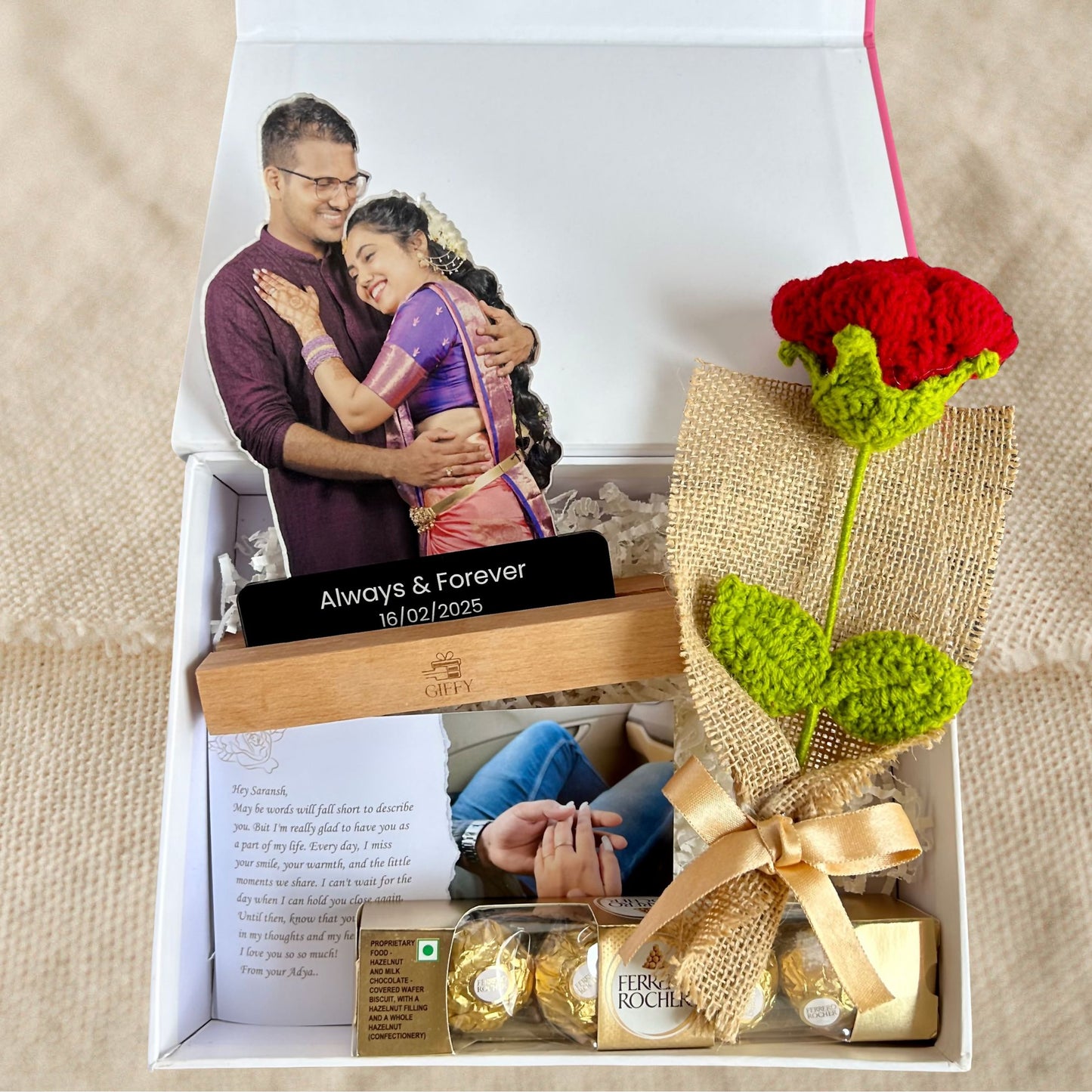 Blooming Together Couple Hamper - Photo Edition