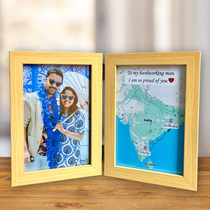 Miles Apart Memory Frame