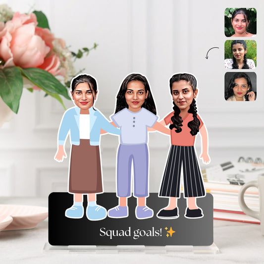 Caricature Standee - Girl gang