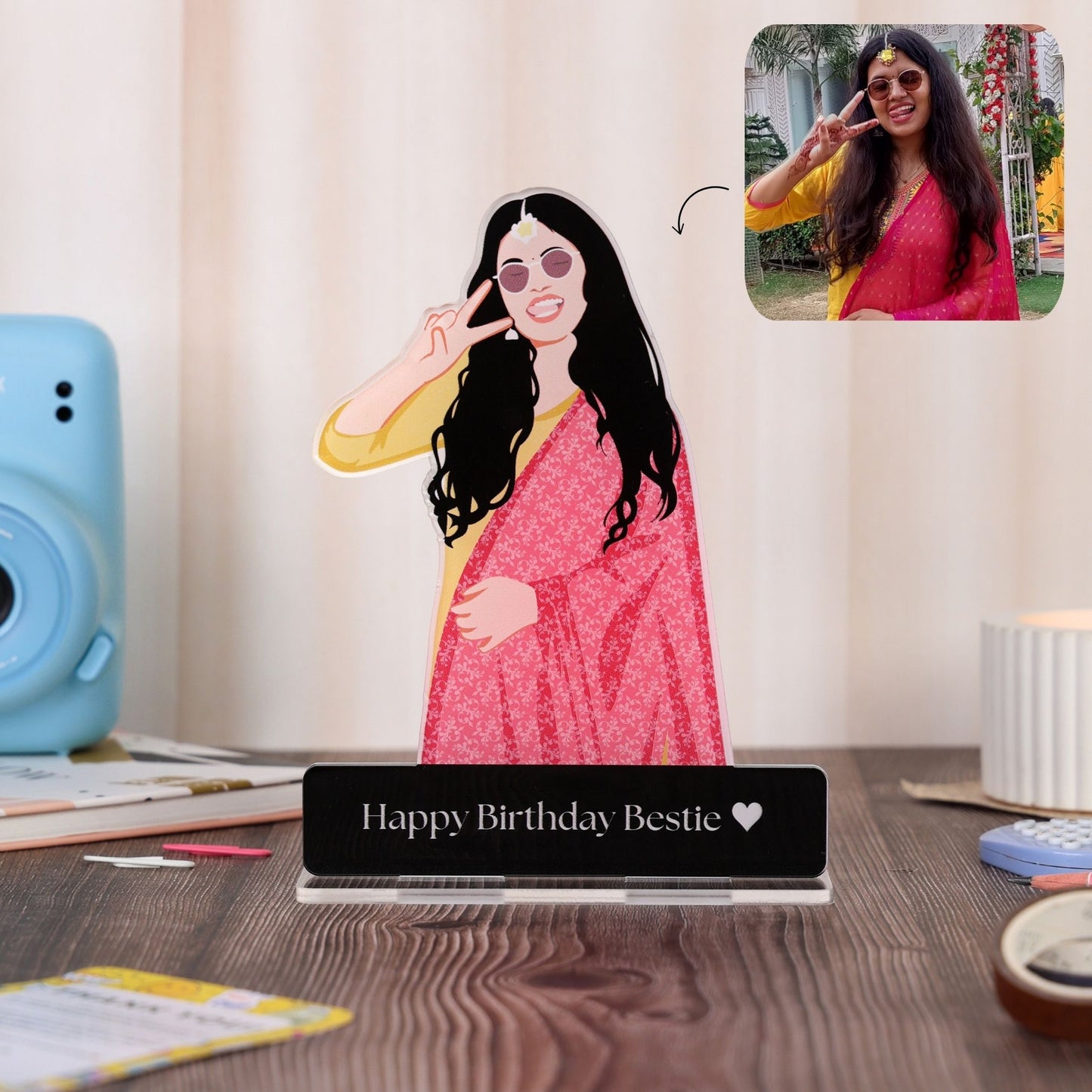Birthday caricature gift handmade